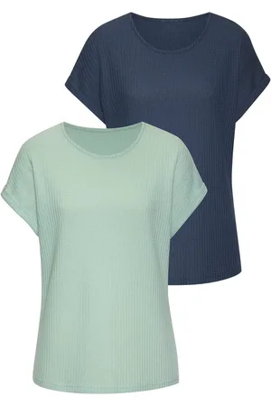 vivance collection Shirt met korte mouwen Van zachte piquékwaliteit (Set van 2)