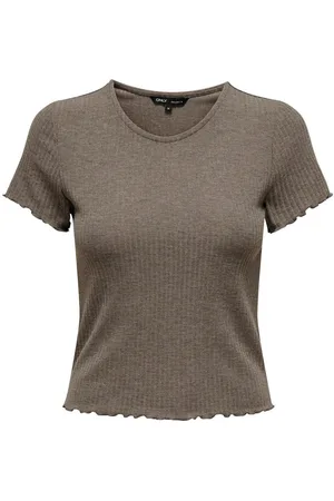 ONLY Shirt met ronde hals ONLEMMA S/S SHORT TOP NOOS JRS