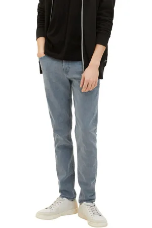 TOM TAILOR Slim fit jeans met logo-badge