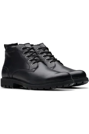 Clarks Veterlaarzen BatcombeMixGTX , zakelijke enkellaars, comfort schoen met waterdichte goretex