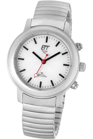Ett Radiografisch horloge Basis trekkoord, ELS-11188-11M Armbanduhr, dameshorloge, solar, flexband, trekband