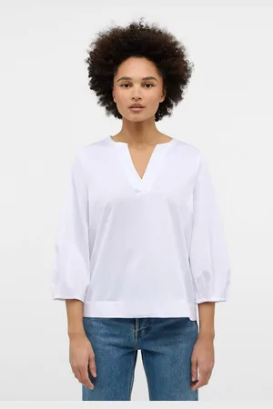 ETERNA Lange blouse Loose fit EASY IRON (gemakkelijk te strijken)