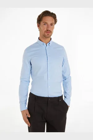 Calvin Klein Overhemd met lange mouwen OXFORD SOLID SLIM SHIRT