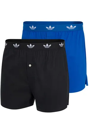 adidas Geweven boxershort Comfort Cotton Woven met klassieke knoopsluiting vooraan (Set van 2)