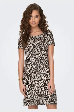 ONLY Mini-jurk ONLBERA BACK LACE UP S/S DRESS JRS NOOS