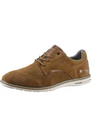 Mustang Veterschoenen , vrijetijdsschoen, lage schoen, veterschoen met perforatie