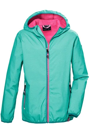 Killtec Functioneel jack KOS 138 GRLS JCKT Kinderjack: waterdicht, reflecterend, elastisch, PFAS-vrij