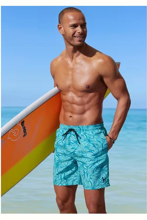 Bruno Banani Zwemshort RILEY met logoprint