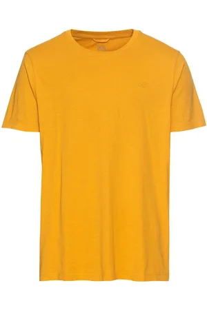 Camel Active T-shirt met logoborduursel op borsthoogte