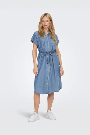 ONLY Jeans jurk ONLPEMA HANNOVER SS DNM SH DRESS