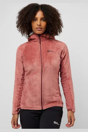 Jack Wolfskin Fleecejack ROTWAND HOODED FZ W