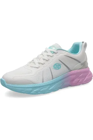 Dockers Sneakers , trainingsschoen, veterschoenen met kleurrijke pastelzool