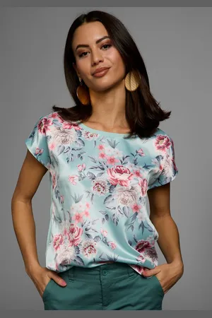 Laura Scott Shirtblouse van glanzend satijn