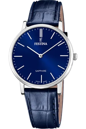 Festina Kwartshorloge Swiss Made Collection Armbanduhr, herenhorloge, dameshorloge, leren band, saffierglas, Swiss Made