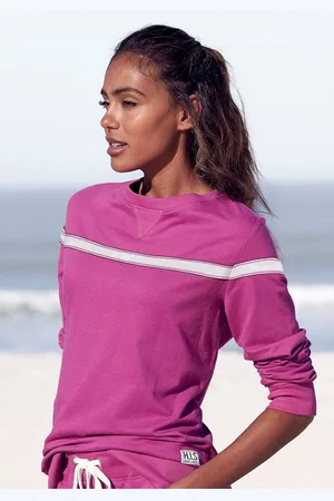 H.I.S Sweater met contrasterend tape, loungepak