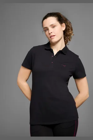 KangaROOS Poloshirt Korte mouwen, effen, polokraag, van katoen