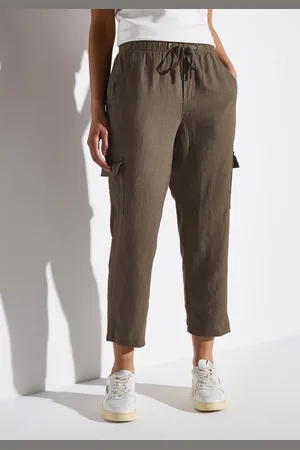 Street one Linnen broek Style Bonny in cargo-look