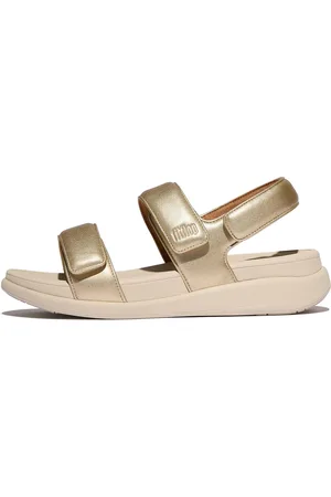 FitFlop Sandalen F-MODE GO , wig sandaal, klittenbandschoen, zomerschoen met uitstekende demping