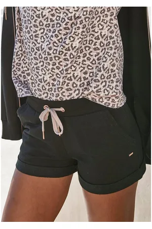 Lascana Short met ribboorden en omslagzoom