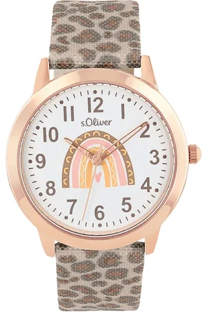 QS by s.Oliver Kwartshorloge Horloge, kinderhorloge, meisjeshorloge, schoolbegin, cadeau-idee