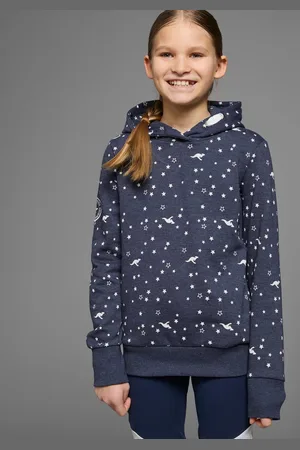 KangaROOS Hoodie Lange mouwen, bedrukt, met capuchon, van katoenmix