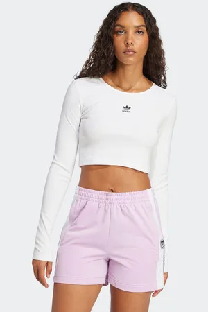 adidas Shirt met lange mouwen ESS CROP LS