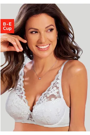 Lascana Bh met steuncups met beugel in high-apex snit van geborduurd kant, sexy lingerie