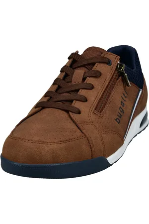 Bugatti Sneakers , veterschoen, lage schoen, vrijetijdsschoen met contrastafwerkingen