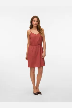 VERO MODA Jurk met bandjes VMMYMILO SINGLET SHORT DRESS WVN GA