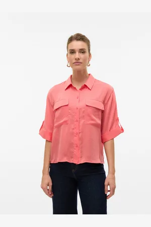 VERO MODA Blouse met korte mouwen VMFABIANA 3/4 SHIRT VMA NOOS