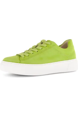 Gabor Plateausneakers Florence , vrijetijdsschoen, lage schoen, veterschoen met subtiele decoratieve stiksels