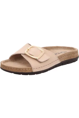 Rohde Slippers Rodigo Zomerschoen, slippers, strandschoen, badschoen met leren zacht voetbed
