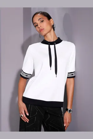 CRÉATION L Shirt met staande kraag Shirt (1-delig)