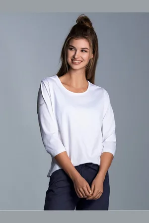 Trigema T-shirt Shirt met 3/4-mouw van biokatoen (1-delig)