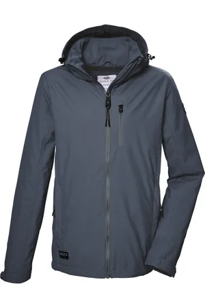 G.I.G.A. DX by killtec Softshell-jack GS 82 MN SFTSHLL JCKT Waterafstotende, winddichte herenjack met afneembare capuchon