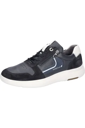 Waldläufer Sneakers Heiko , lage schoen, veterschoen, comfort-schoen in comfortbreedte h (= zeer breed)