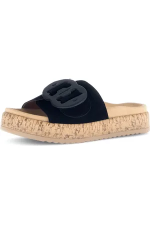 Gabor Slippers , plateau, zomerschoen, comfortabele schoen, best fitting voor goede pasvorm