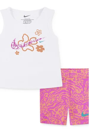 Nike Top & short NKG WILD FLOWER AOP BIKE SHORT (2-delig)