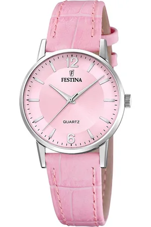 Festina Kwartshorloge Horloge, dameshorloge, leren band, analoog