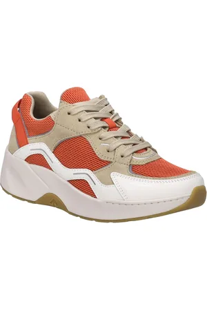 Josef Seibel Sneakers met sleehak Lissi 13 , sportschoen, vrijetijdsschoen, veterschoen met plateau en sleehak