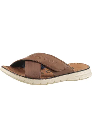 Bugatti Slippers met praktische klittenbandsluiting