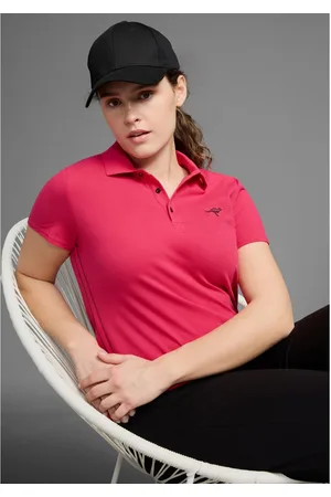 KangaROOS Poloshirt Korte mouwen, effen, polokraag, van katoen