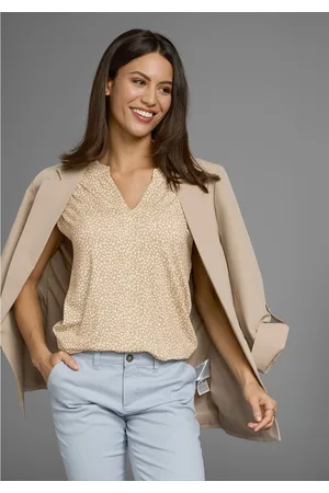 Laura Scott Shirt met print met elastische zoom - nieuwe collectie