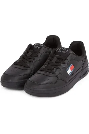 Tommy Hilfiger Plateausneakers (NEW) TJM CUPSOLE LEATHER ESS , vrijetijdsschoen, lage schoen, veterschoen in basket-look