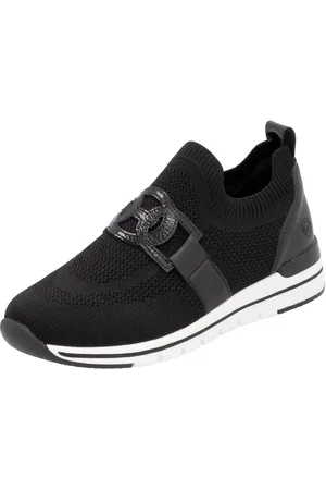 Remonte Slip-on sneakers , vrijetijdsschoen, lage schoen, slipper met elastische band aan de schacht