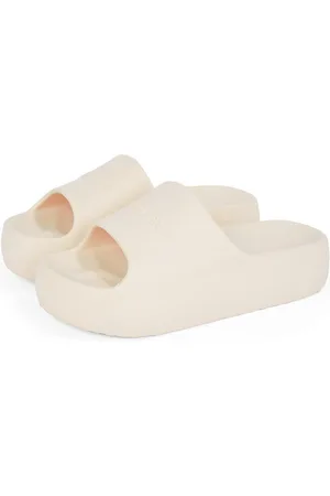 Tommy Hilfiger Slippers TJW CHUNKY POOL SLIDE ESS , plateau, zomerschoen, instapschoen, comfortabele schoen, logo-opdruk
