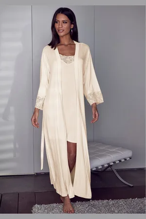 Lascana Kimono met chique kanten details
