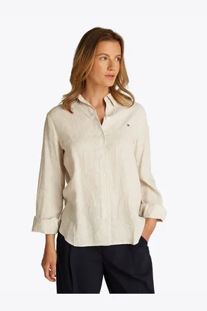 Tommy Hilfiger Overhemdblouse ESS LINEN RELAXED SHIRT