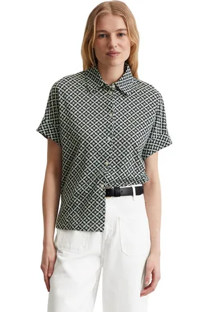 Marc O’ Polo Blouse met korte mouwen