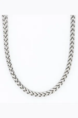 Firetti Edelstalen ketting Sieraad cadeau dubbele panzerketting schakeling, 5 mm breed